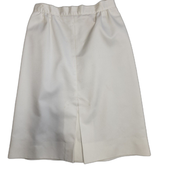 Vintage 60's or 70's Sweet Apple Union Made White A-Line Skirt Size 7 - Picture 2 of 9